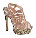 Dolcis Strappy Snake Platform