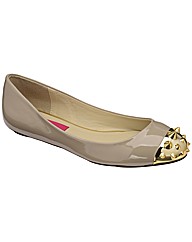 Dolcis Patent Studded Ballerina