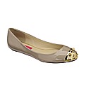 Dolcis Patent Studded Ballerina