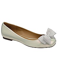 Dolcis Satin Bow Ballerina
