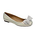 Dolcis Satin Bow Ballerina