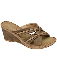 Manfield Plaited Detail Wedge
