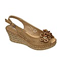 Manfield Flower Trim Wedge