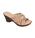 Manfield Cut-Out Strappy Mule