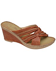 Manfield Plaited Detail Wedge