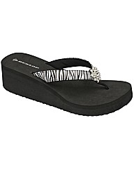 Dunlop Animal Print EVA Wedge