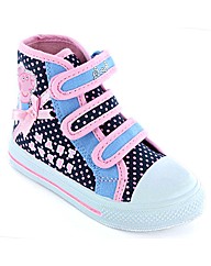 Peppa Cleopatra Canvas Boot