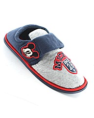 Mickey Retro Badge Slipper