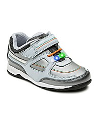 Start-rite X-lights Pewter Fit F Trainer