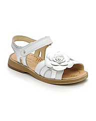 Start-rite Ava Wht Leather Fit F Sandal
