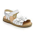 Start-rite Ava Wht Leather Fit F Sandal