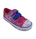 Girls Skechers Twinkle Toes Triple Time