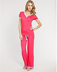 Camelia Short Sleeve PJ Set