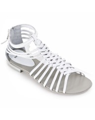Bronx Brozip White Sandal