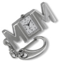 Silver Coloured Mum keyring