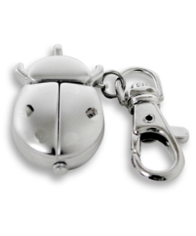 Silver Coloured Ladybird Keyring