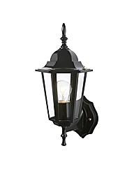 Black Lantern Wall Light