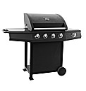 Mastercook Black 4 Burner Gas Barbeque