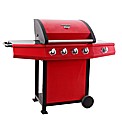 Mastercook Red 4 Burner Gas Barbeque