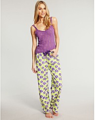 Hydrangea Print PJ Pant