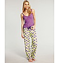 Hydrangea Print PJ Pant