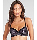 Zebra Padded Balconette Bra