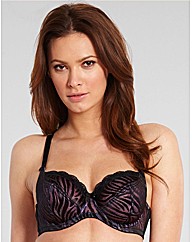 Zebra Non Padded Balconette Bra