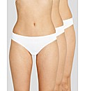 Just Peachy Cotton Comfort 3pk Thong