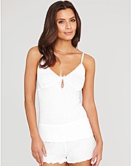 Daisy Pointelle Camisole and Short Set