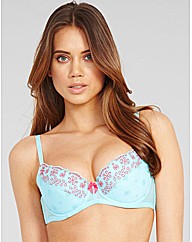 Lana Broderie Padded Balconette Bra