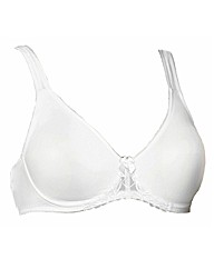 Naturana White Double Moulded UW Bra