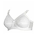 Naturana White All Over Lace Cup Bra