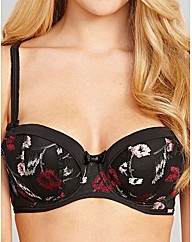Dominique Underwired Padded Half Cup Bra