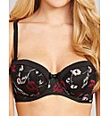 Dominique Underwired Padded Half Cup Bra
