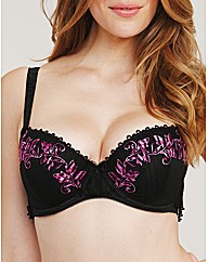 Sabine Underwired Padded Half Cup Bra