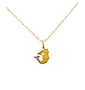 Diamond Capricorn Horoscope Pendant