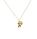 Diamond Sagittarius Horoscope Pendant