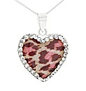 Silver & Crystal Jaguar pendant
