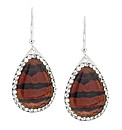 Silver & Crystal BR Tiger earrings