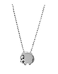 Sterling Silver Elephant Necklace