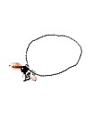 Sterling Silver Heart Charm Braclet