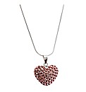 Crystal Heart On A Sterling Silver Chain