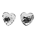 Sterling Silver Heart Studs