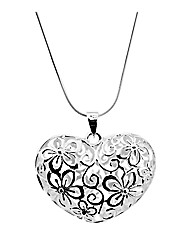 Sterling Silver Heart Necklace
