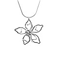 Sterling Silver Flower Necklace