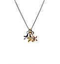 Sterling Silver Multi Star Necklace