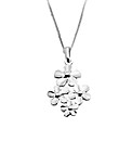 Sterling Silver Flower Necklace