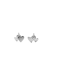 Sterling Silver Heart Studs