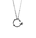 Sterling Silver Wreath Necklace