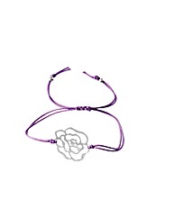 Sterling Silver Rose Bracelet